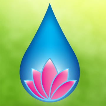 Watermins - Lotus in Droplet Logo (Trademark)
